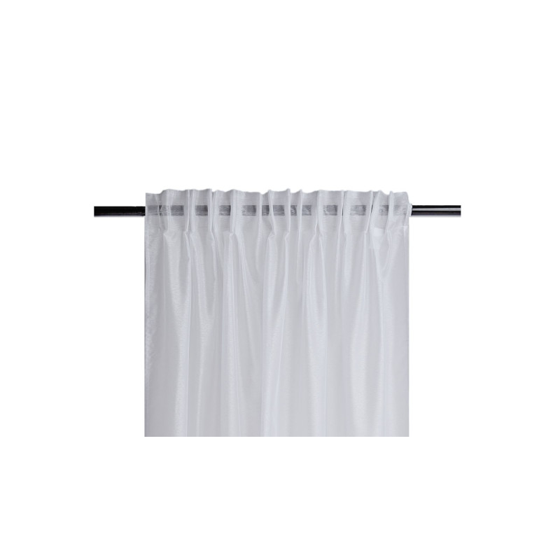 Firana z taśmą CRYSTAL CHIC 140x270 optical white